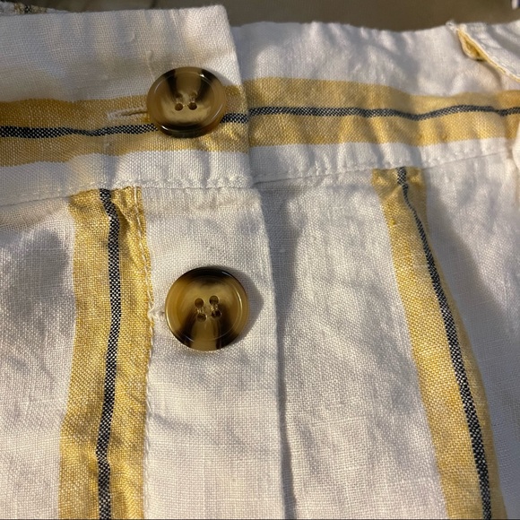 CYNTHIA ROWLEY 100% Linen Button Down Maxi Skirt - Picture 4 of 6